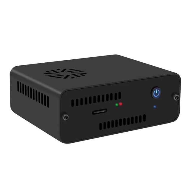 Alt view image 6 of 10 - Geekworm NASPi V2.0 2.5 inch SATA HDD/SSD NAS Storage Kit with Safe Shutdown & Auto Power On Function for Raspberry Pi 4 Model B(Not Include Raspberry Pi 4)
