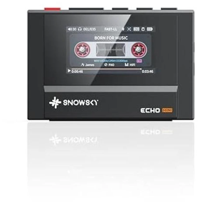Alt view image 6 of 8 - SnowSky/FiiO Echo MINI HiFi Bluetooth MP3 Player, 15Hours Playback, Independent Volume Control with 3.5mm/4.4mm Headphones Outputs (Black)