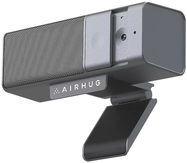 Alt view image 6 of 10 - AIRHUG 3 in 1 1080P Webcam with Microphone & Speaker, USB Camera for Video Conferencing/Online Class/Gaming Live, Built-in Privacy Cover