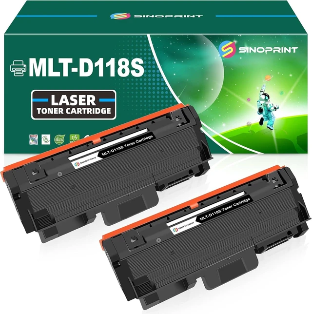 Alt view image 6 of 10 - MLT-D118S Black Toner Cartridge Replacement for MLT-D118S D118S MLT-D118L MLT-D118E Toner for Xpress M3065FW M3015DW Printer (1,200 Pages, 2-Pack Black)