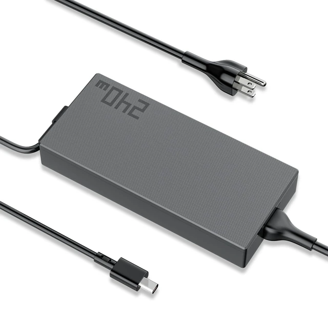 Alt view image 6 of 10 - 240W 20V 12A Charger Replacement for Asus Rog Zephyrus G14 GA403 G16 GU605 Flow Z13 V16 GZ302 GZ302EA Tuf A14 A16 A18 FA401 FA608 GA605 Proart PX13 P16 PZ13 H7606 Laptop AC Adapter Power Supply Cor