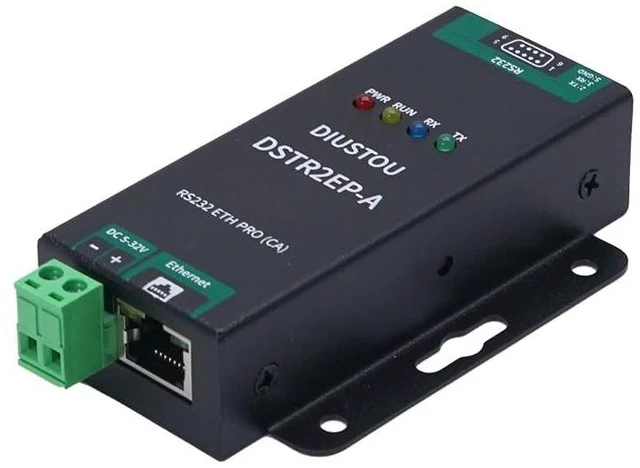 Alt view image 7 of 10 - Industrial-Grade Device RS232 to ETH Networking Server Modbus TCP Gateway Supports MQTT Protocol DB9 Interface to RJ45
