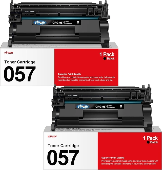 Alt view image 7 of 12 - 057 Toner Cartridge Replacement for Canon 057 Toner Cartridge CRG-057 057H to Use with MF445dw MF448dw MF449dw LBP226dw LBP227dw Printer (2 Black)