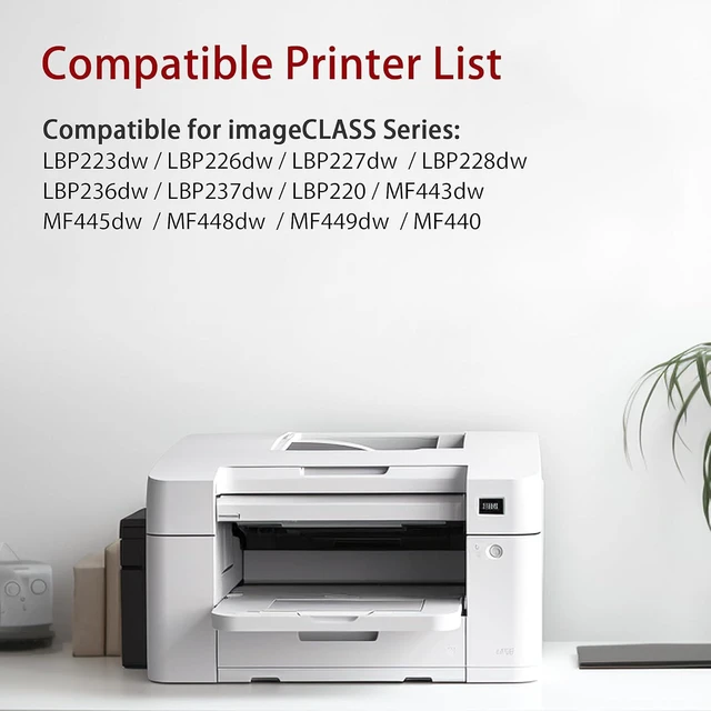 Alt view image 8 of 12 - 057 Toner Cartridge Replacement for Canon 057 Toner Cartridge CRG-057 057H to Use with MF445dw MF448dw MF449dw LBP226dw LBP227dw Printer (2 Black)
