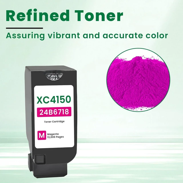 Alt view image 11 of 14 - XC4140 XC4150 Magenta Toner Cartridge High Yield Replacement for Lexmark 24B6718 Toner Cartridge for XC4140 XC4150 XC4143 XC4153 Printer Ink 1-Pack