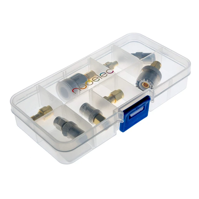 Alt view image 10 of 10 - NooElec NESDR Smart v4 RTL-SDR Essentials Starter Kit - Includes Everything to Start with Software Defined Radio Including Premium SDR, Flamingo FM Bandstop Filter, 3 Antennas, 10 Adapters & Case