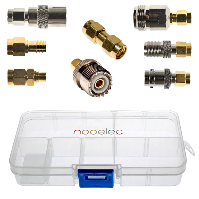 Alt view image 9 of 10 - NooElec NESDR Smart v4 RTL-SDR Essentials Starter Kit - Includes Everything to Start with Software Defined Radio Including Premium SDR, Flamingo FM Bandstop Filter, 3 Antennas, 10 Adapters & Case