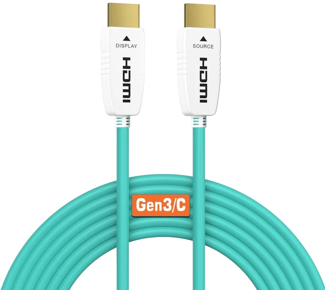Alt view image 6 of 10 - RUIPRO 8K Fiber Optic HDMI Cable 50 Feet 48Gbps 8K60Hz 4K120Hz Dynamic HDR eARC HDCP2.2/2.3 for RTX4080/4090/3080/3090, Xbox S/X, PS5/4, AVR, Projector, LG/Samsung/Sony TV