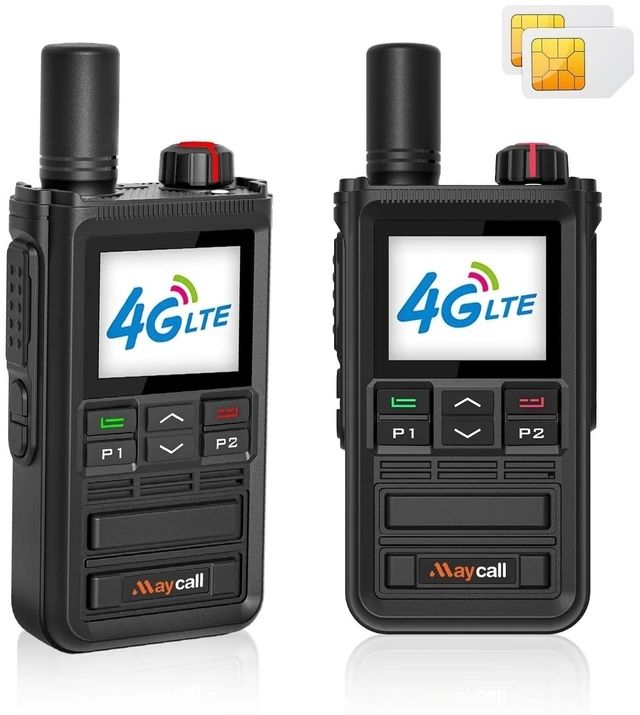 Alt view image 6 of 10 - Lifetime Use Satellite Walkie Talkies with SIM Card Poc Radios Global Unlimited Range Walkie Talkies IP68 Waterproof 4000mAh Battery, Group/Individual Calls