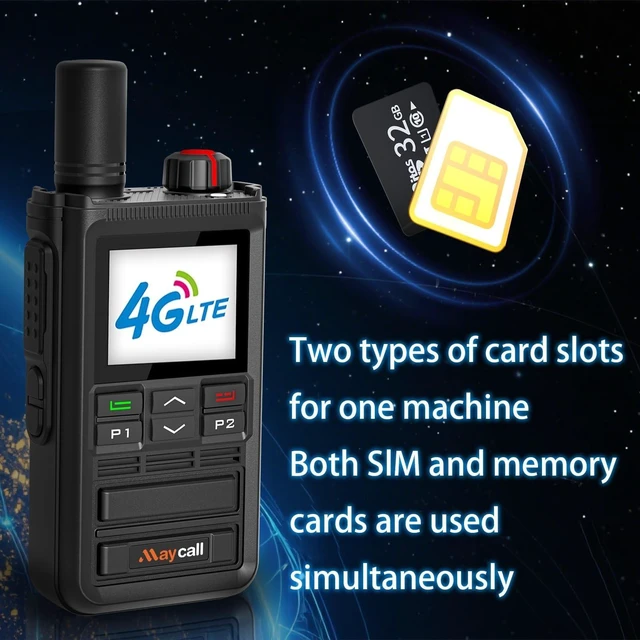 Alt view image 9 of 10 - Lifetime Use Satellite Walkie Talkies with SIM Card Poc Radios Global Unlimited Range Walkie Talkies IP68 Waterproof 4000mAh Battery, Group/Individual Calls