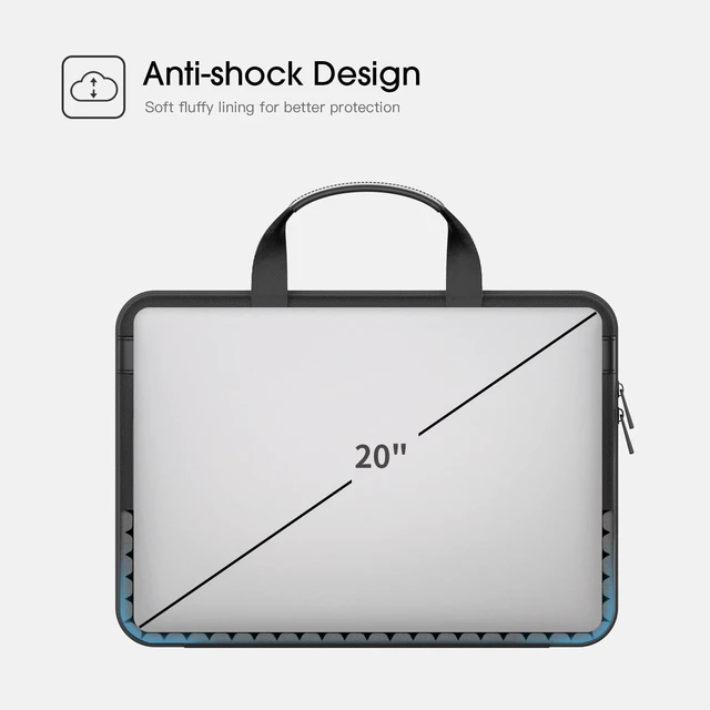 Alt view image 9 of 10 - Smatree 17-18 inch Hard Laptop Case for Alienware 18 Area-51/M17, ASUS ROG Strix G18/SCAR 18 2025/2024, Acer Predator Helios 18/Neo 18, MSI GT75 Titan/Lenovo Legion/Acer Predator Triton