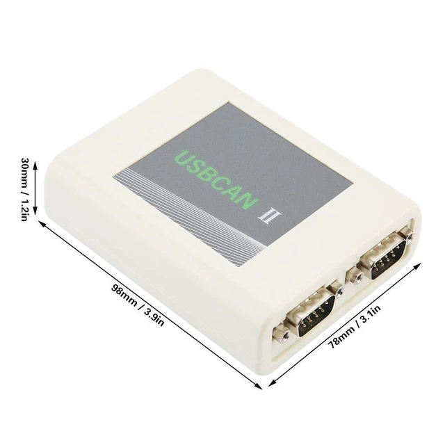 Alt view image 7 of 10 - USB to CAN Analyzer Double Way USBCAN II Debugger Industrial Grade High Speed Channel Debugger Support CAN Delay