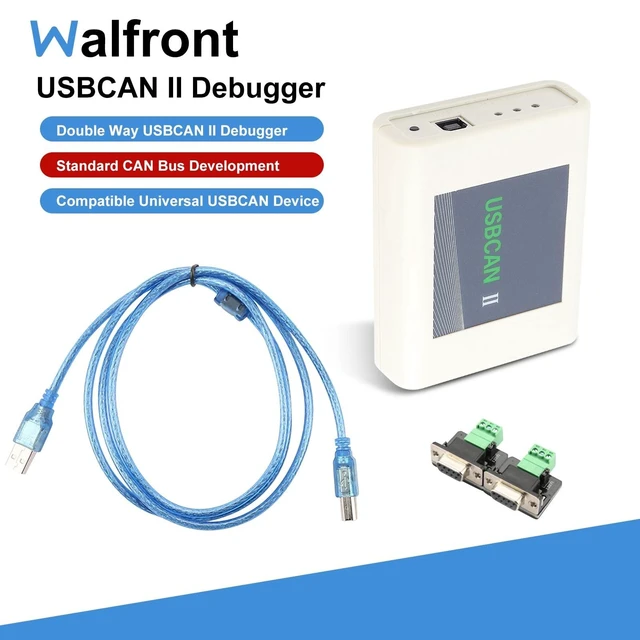 Alt view image 9 of 10 - USB to CAN Analyzer Double Way USBCAN II Debugger Industrial Grade High Speed Channel Debugger Support CAN Delay