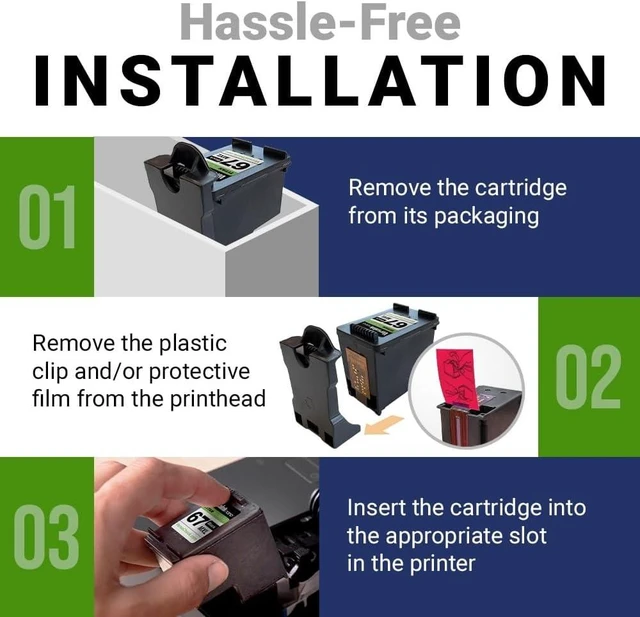 Alt view image 10 of 12 - VersaInk-nano 65 MS MICR Black Ink Cartridge for Check Printing & VersaInk-Nano 65 CS Tri-Color Ink Cartridge Combo Pack