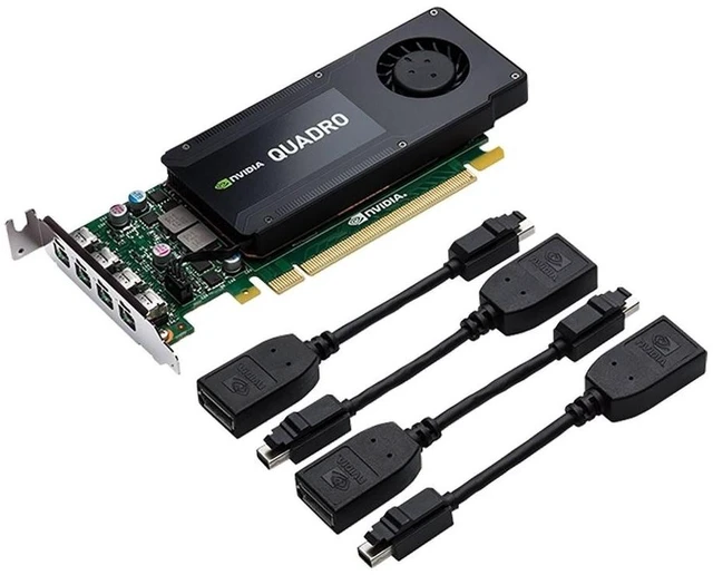 Alt view image 7 of 10 - PNY Quadro K1200 Graphic Card - 4 GB GDDR5 SDRAM - PCI Express 2.0 x16 - Low-profile - Single Slot Space Required