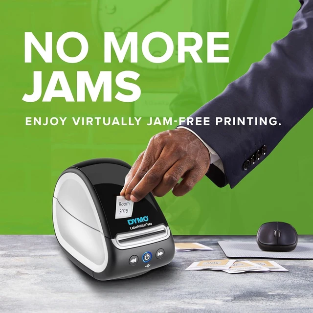 Alt view image 10 of 14 - DYMO LabelWriter 550 Series Label Printer with Dymo-Branded Label Compatibility Automatic Recognition Low Waste Optimized Direct Thermal Printing and Plastic-Free Packaging