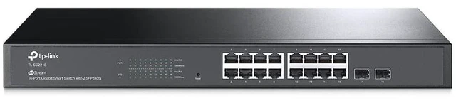 Alt view image 6 of 10 - TP-Link TL-SG2218 ^^ 16 Port Gigabit Smart Managed Switch, 2 SFP Slots ^^ Omada SDN Integrated ^^ IPv6 ^^ Static Routing ^^ L2/L3/L4 QoS, IGMP & LAG ^^ 5 Year Manufacturer Warranty