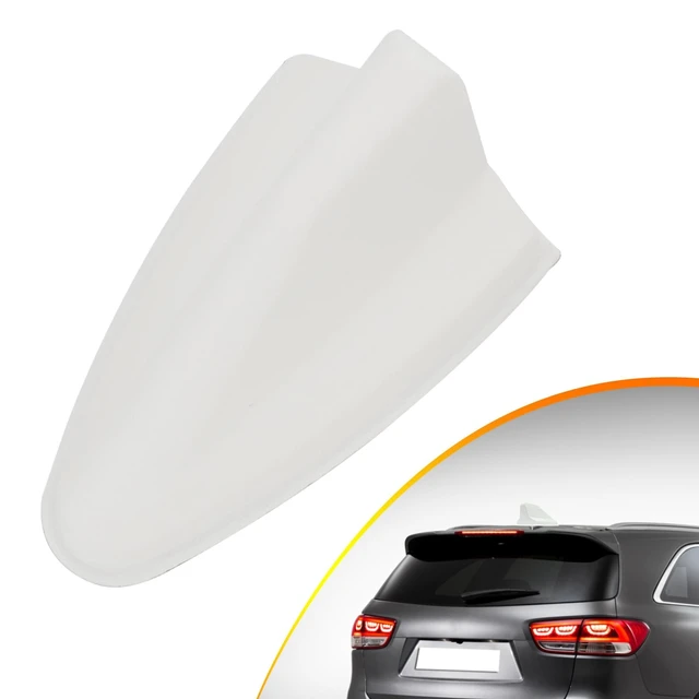 Alt view image 7 of 10 - Shark Fin Antenna for Kia Sorento 2016 2017 2018 GPS Antenna Repair Cover (White)