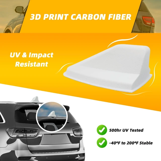 Alt view image 9 of 10 - Shark Fin Antenna for Kia Sorento 2016 2017 2018 GPS Antenna Repair Cover (White)