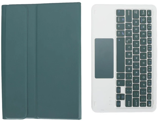 Alt view image 7 of 10 - Tablet Keyboard, Detachable Backlit for Productivity, Portable 11 Inch Keyboard Business Travelers Home Office Use, Black (Dark Green)
