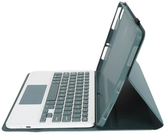 Alt view image 10 of 10 - Tablet Keyboard, Detachable Backlit for Productivity, Portable 11 Inch Keyboard Business Travelers Home Office Use, Black (Dark Green)