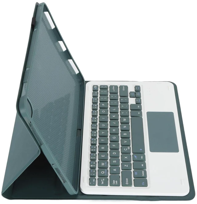 Alt view image 9 of 10 - Tablet Keyboard, Detachable Backlit for Productivity, Portable 11 Inch Keyboard Business Travelers Home Office Use, Black (Dark Green)