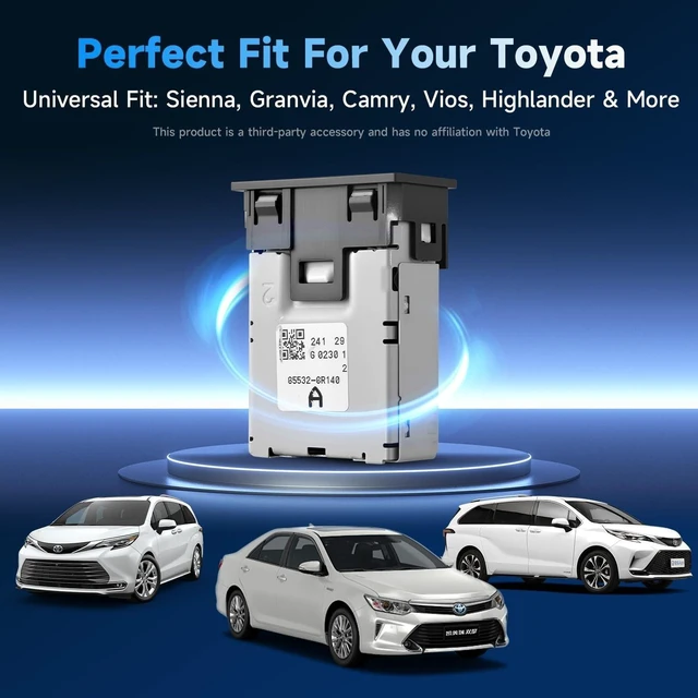 Alt view image 7 of 10 - 90W Car Charger USB c Dual Port Adapter Center Console Socket for Toyota Tundra Fast Charging (Flat USB(45W)+USB (45W))