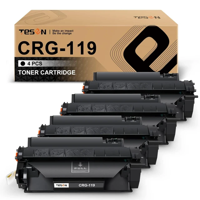 Alt view image 6 of 10 - TESEN Compatible Toner Cartridge Replacement for Canon 119 CRG-119 3479B001AA Toner Black for use with Canon ImageClass MF414dw MF416dw MF419dw MF5950dw MF5960dn LBP251dw LBP253dw LBP6670dn 4PK