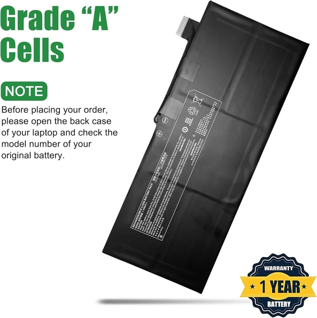 Alt view image 10 of 12 - L140BAT-4 Laptop Battery Replacement for Clevo L140CU L141CU L140MU L141MU Series Notebook Black 7.7V 73Wh 9350mAh