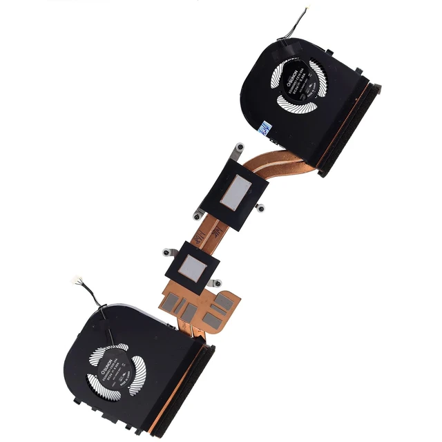Alt view image 6 of 10 - Deal4GO CPU & GPU Cooling Fan Heatsink Thermal Assembly 02XR044 Replacement for Lenovo Thinkpad P1 Gen 2 & X1 Extreme 2nd Gen