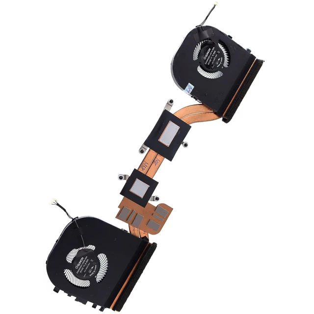 Alt view image 10 of 10 - Deal4GO CPU & GPU Cooling Fan Heatsink Thermal Assembly 02XR044 Replacement for Lenovo Thinkpad P1 Gen 2 & X1 Extreme 2nd Gen