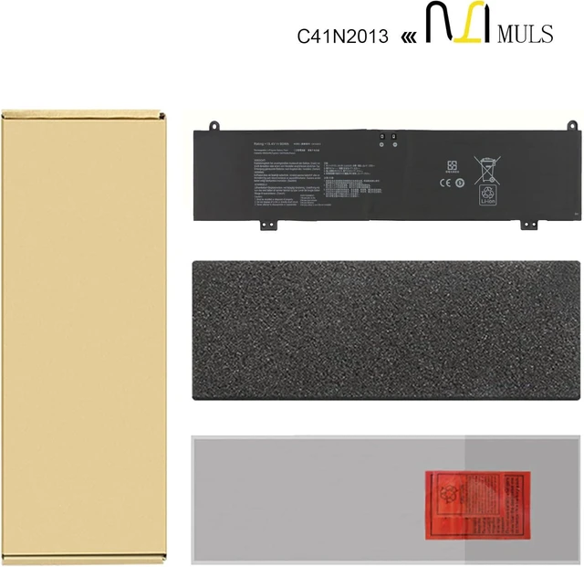 Alt view image 13 of 14 - C41N2013 90Wh Laptop Battery Replacement for Asus TUF Gaming A15 FA507 A17 FA707 F15 FX507 F17 FX707 Asus ROG Zephyrus G15 GA503 QEM QM QR QS M16 GU603 HM HR S17 GX703 HR HS Strix Scar G17 C41N2013-1