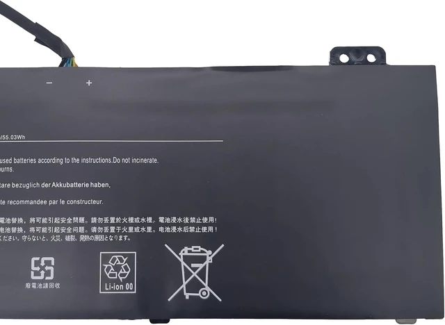 Alt view image 10 of 12 - AP21D8M Replacement Battery Compatible with Acer Nitro 5 AN515-46 AN515-47 AN515-58 AN515-58-56CL AN515-58-766R AN515-58-72QR,Nitro V 15 ANV15-51,Nitro 16 AN16-51 AN16-51-74BV - 15.4V 57.48Wh