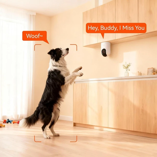 Alt view image 13 of 14 - 4K Security Camera,Industry's First with Built-in Storage No Monthly Fees,Indoor Camera Wireless,Baby/Pet/Dog Camera with Phone APP,360° Pan-Tilt Wireless Indoor Cam,Cry Detection,2-Way Audio