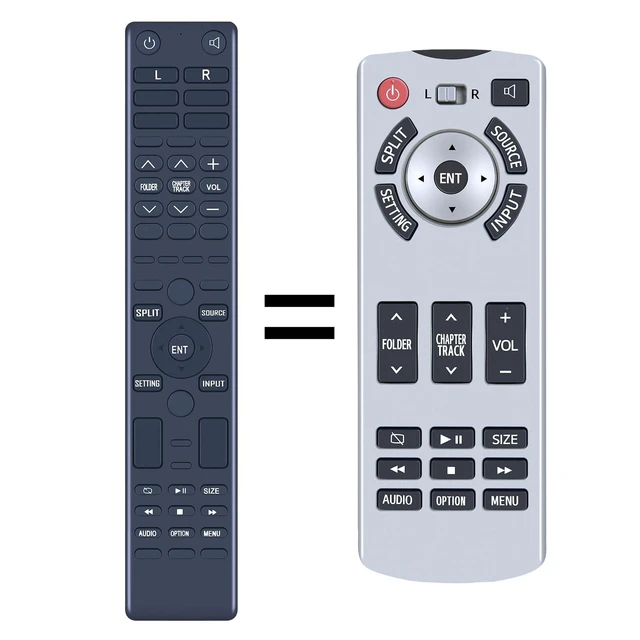 Alt view image 6 of 10 - New Replace Remote Control fit for 2017-2020 Toyota Sienna DVD Rear Entertainment 86170-50500