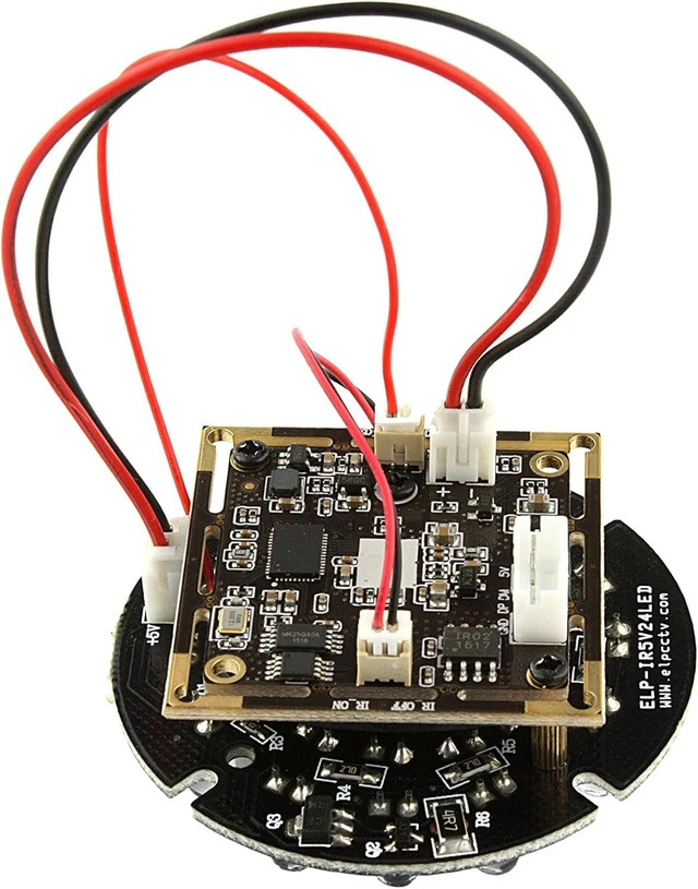 Alt view image 7 of 8 - ELP 2mp Night Vision USB Camera Module Ir Infrared with Microphone for Computer Mini 1080P H.264 PC Security Camera Audio Video UVC USB2.0 Webcam Board CMOS AR0330 Lightburn Laser Camera for Laptop