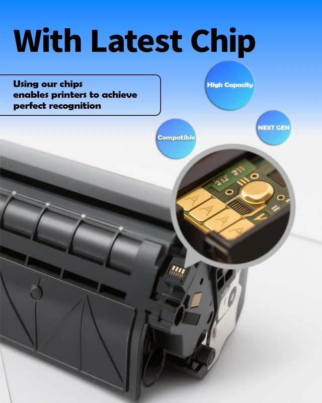 Alt view image 11 of 14 - 148A Toner Cartridge 2-Pack W1480A Black (with Latest Chip) High-Capacity Replacement Compatible for HP Laser Jet Pro 4001n 4001dn 4001dw 4101fdn 4101fdw 6,000-Page Yield | 148A Monochrome