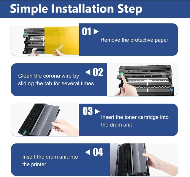 Alt view image 12 of 14 - DR-720 DR720 Drum Unit Replacement for Brother DR 720 MFC-8910DW HL-5470DW HL-6180DW MFC-8510DN MFC-8710DW MFC-8950DW Printer Black 1 Pack (not Include Toner)