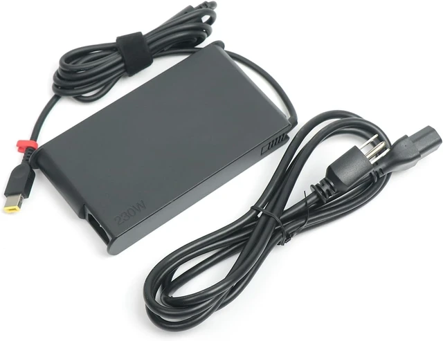 Alt view image 8 of 14 - Lenovo 20V 11.5A 230W Slim Tip AC Adapter for Legion 5i Gen 9 Legion Slim 5 Gen 9 (16 AMD) ThinkBook 16p Gen 4, Compatible P/N: ADL230SCC3A, SA10R16890, 02DL144., Black