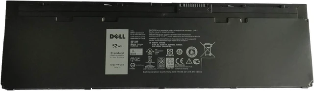 Alt view image 6 of 8 - DELL VFV59 52Wh 4-Cell Standard Rechargeable Notebook Li-ion Battery For DELL Latitude E7250 E7240 Laptops Alternant Part Number: VFV59 WD52H KWFFN J31N7 451-BBFW 451-BBFX GD076 GVD76 HJ8KP NCVF0