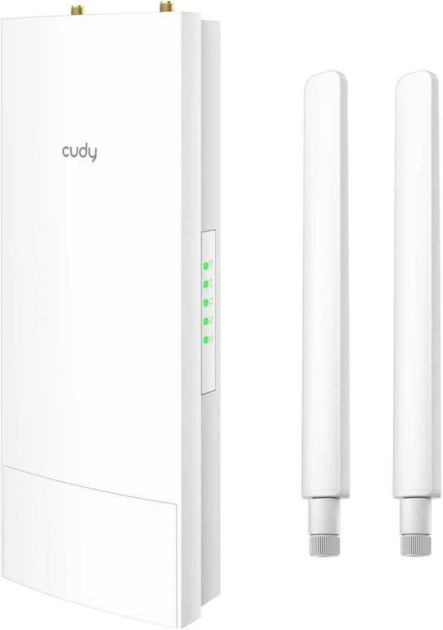 Alt view image 7 of 12 - Cudy AC1200 Wireless Access Point, Outdoor WiFi Extender, IP65 Water Proof, Beamforming, MU-MIMO, PoE Adapter Included, AP1200 Outdoor