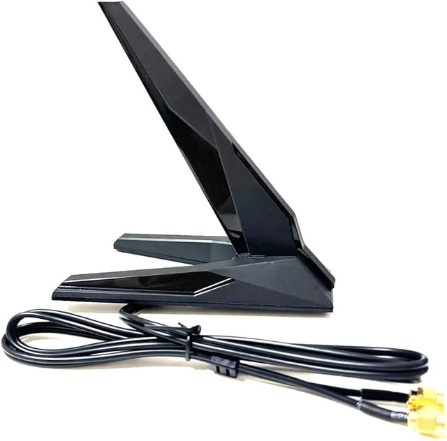 Alt view image 13 of 14 - WiFi 7 2T2R WiFi 6E Dual Band Moving Antenna for ASUS ROG Strix B550I B660I H370I H470I Z590-E Z690-A GAMING/Z270 Z370 Z390 X470I X570I /X99 PRO Z87 Z97 DELUXE/Z390M PRO Plus Gaming TUF H370 B360