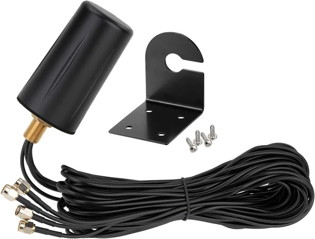 Alt view image 8 of 14 - Bingfu 5G LTE Dual Band 4x4 MIMO Outdoor Antenna with 10FT Cable SMA Male Connector for Verizon AT&T T-Mobile 4G 5G Hotspot Modem Wireless Router Cellular Gateway Trail Camera