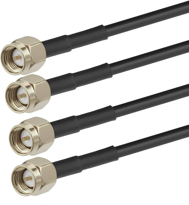Alt view image 11 of 14 - Bingfu 5G LTE Dual Band 4x4 MIMO Outdoor Antenna with 10FT Cable SMA Male Connector for Verizon AT&T T-Mobile 4G 5G Hotspot Modem Wireless Router Cellular Gateway Trail Camera