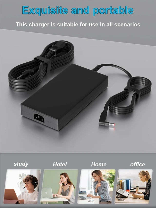 Alt view image 13 of 14 - 230W AC Charger Compatible with Acer Predator Helios Neo 16 14 16S 300 PHN16-71 PHN16S-71 PHN14-71 Triton 14 16 300 500 Nitro 5 16 17 14 AN17-51 AN16-52 AN517 AN515 AN18-61 AN14-41 Laptop