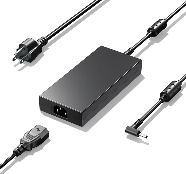 Alt view image 7 of 12 - 240W Charger Fit for MSI Katana A15 A17 15 17 GF66 GF76, Crosshair 16/17/18 HX AI, Stealth 17M 15M 15 14/14 AI Studio, Pulse 15 16 17 GL66 GL76, Sword/Bravo/Alpha 17 15 CreatorPro M16 Z16