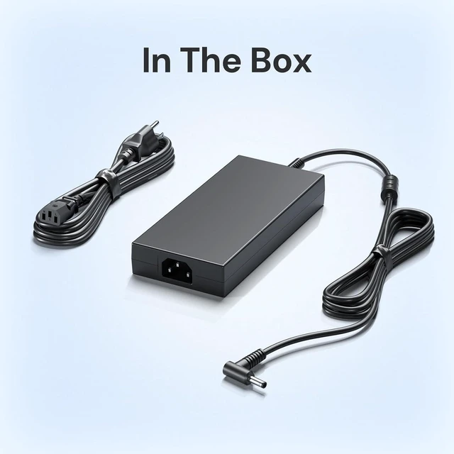 Alt view image 12 of 12 - 240W Charger Fit for MSI Katana A15 A17 15 17 GF66 GF76, Crosshair 16/17/18 HX AI, Stealth 17M 15M 15 14/14 AI Studio, Pulse 15 16 17 GL66 GL76, Sword/Bravo/Alpha 17 15 CreatorPro M16 Z16