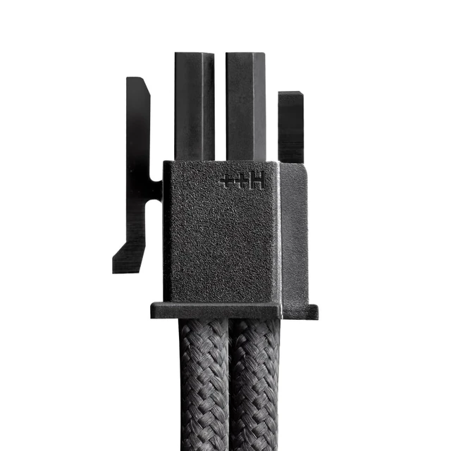 Alt view image 8 of 8 - CableMod Pro ModFlex Sleeved 12V-2x6 12VHPWR StealthSense Cable Extension Kit (White, 16-pin to Triple 8-pin)