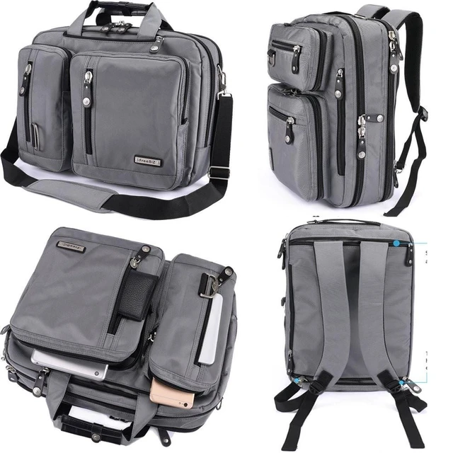 Alt view image 7 of 10 - FREEBIZ 18.4 Inch Laptop Briefcase Backpack Messenger Shoulder Bag 18 Inch Gaming Notebook Computer Case Handbag for Business Travel