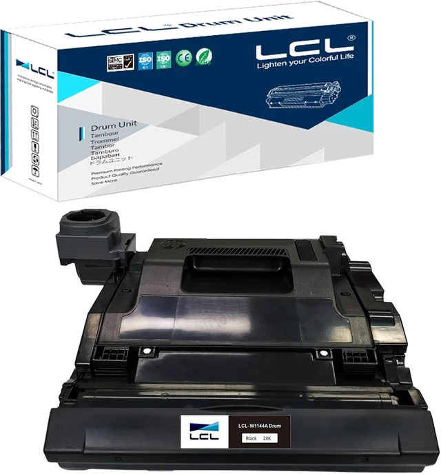 Alt view image 8 of 14 - LCL Compatible Drum Unit Replacement for HP 144A W1144A Drum for Neverstop Laser MFP 1201n 1202nw 1202w Neverstop Laser 1001nw Printer (1-Pack Black)